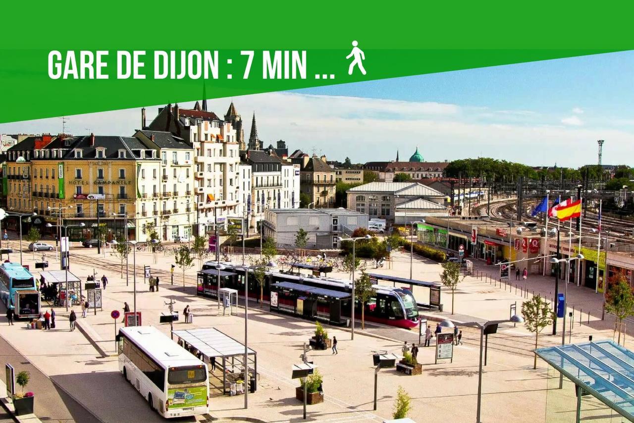 Studio Le Pergaud Topdestination-Dijon - Centre Ville - Classe 2 Etoiles Ngoại thất bức ảnh
